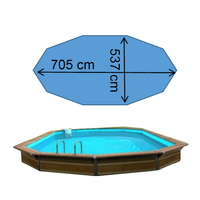 Piscine Ithaque 7,05 x 5,37 x 1,47 m