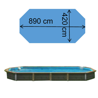 Piscine Kythnos 8,90 x 4,20 x 1,47 m