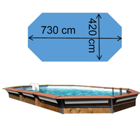 Piscine trinite 7,30 x 4,20 x 1,47 m