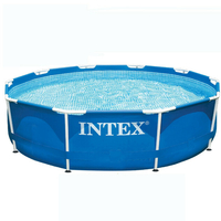 Piscine tubulaire Metal Frame Intex ronde Ø 4.57 x 1.22 m
