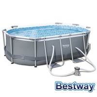 Piscine tubulaire ovale Power Steel Frame Pools 3.00 x 2.00 x H.84m