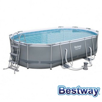 piscine tubulaire ovale power steel frame pools 4 27 x 2 50 x h 1 00m 34804
