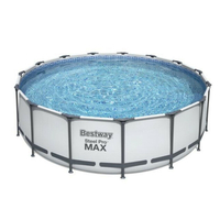 Piscine tubulaire ronde Steel Pro Max Ø4.57 x H.1.22 m