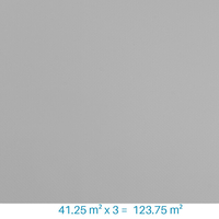 PVC armé gris clair Renolit Alkorplan 2000 - 41.25 m² x 3 soit 123.75 m²