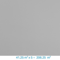 PVC armé gris clair Renolit Alkorplan 2000 - 41.25 m² x 5 soit 206.25 m²