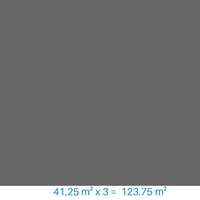 PVC armé gris foncé Renolit Alkorplan 2000 - 41.25 m² x 3 soit 123.75 m²