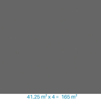 PVC armé gris foncé Renolit Alkorplan 2000 - 41.25 m² x 4 soit 165 m²
