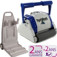 Robot Tiger Shark mousse tout revêtement livré avec chariot