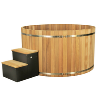 Spa en bois red cedar premium 5/7 places 2140x1045