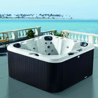 Spa rigide carré 5 places - Luxa 2 m x 2m x 0.95 m
