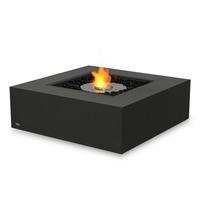 Table intérieure/extérieure au bioéthanol Base 40 - Graphite