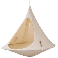 Tente suspendue/Hamac Double blanche