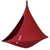 Tente suspendue/Hamac Double rouge