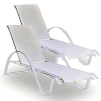 Transat light blanc/blanc x 2