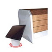 Volet piscine banc bois solaire oclair