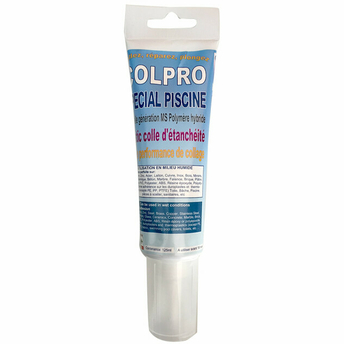 Mastic colle d'étanchéité COLPRO 125 mL Blanc avec embout applicateur