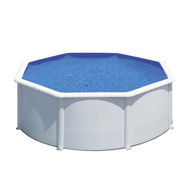 kit piscine hors sol wet acier blanc ronde 320 cm x h 122 cm 42058